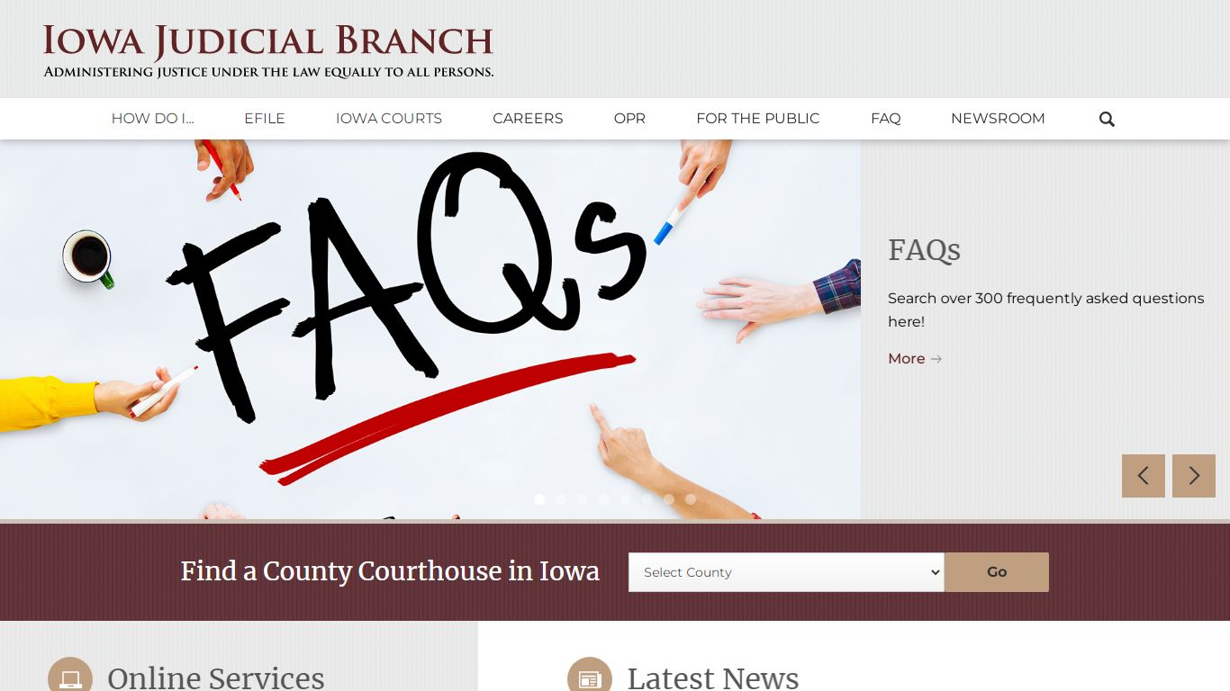 Registering for an eFile Account - Iowa Judicial Branch